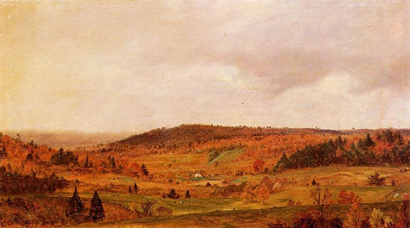 Frederic Edwin Church Autumn Shower France oil painting art